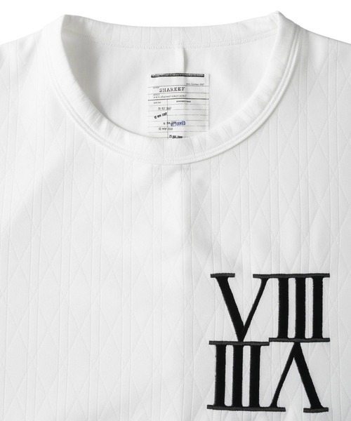 SHAREEF(シャリーフ)の「QUILT JQ S/S PO(Tシャツ/カットソー・メンズ・ホワイト/ブラック・1/2/3)」の10枚目の写真