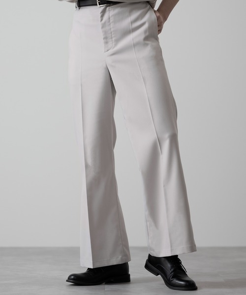 CLEL（クレイル）の「【CLEL】TR loose semi-flare pants / TR