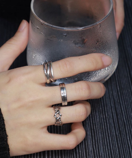 セール】【累計販売数1万個突破】シルバー3セットリング（リング