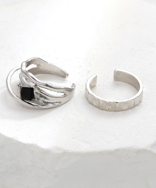 セール】【累計販売数1万個突破】シルバー3セットリング（リング