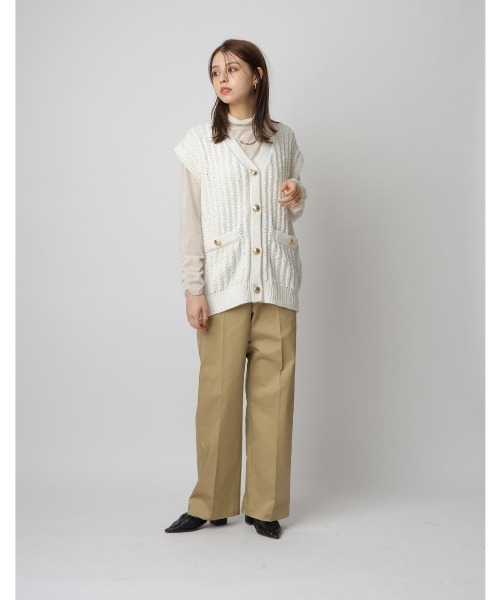 リランドチュール　パンツ Rirandture（リランドチュール）の「ドロストワイドパンツ