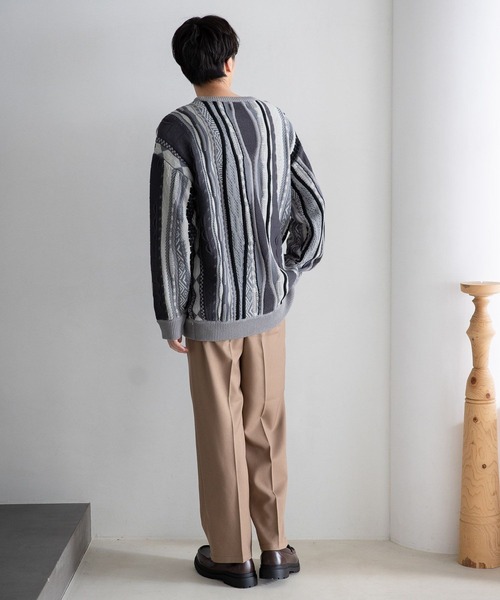 LAKOLE(ラコレ)の「ジャカード3Dニット / 184269(ニット/セーター・メンズ・ブラック/グリーン/グレー・LARGE/MEDIUM/X-LARGE)」の15枚目の写真
