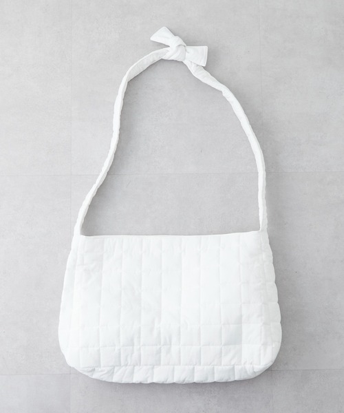 CIAOPANIC TYPY（チャオパニックティピー）の「□ナイロンキルティングBIGタスキショルダー（ショルダーバッグ・メンズ・ホワイト/ブラック/ブルー・ONE SIZE）」の7枚目の写真