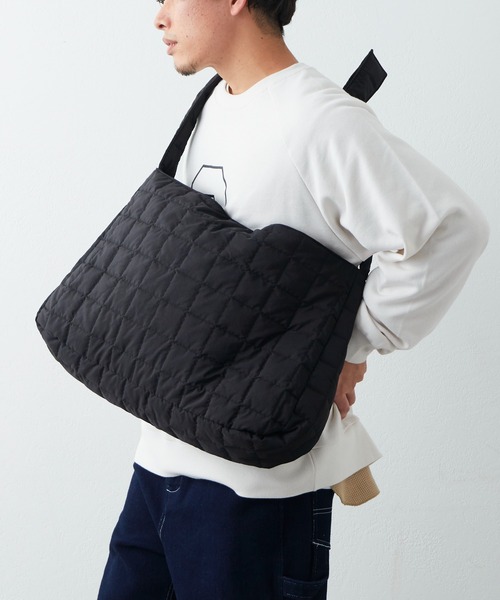 CIAOPANIC TYPY（チャオパニックティピー）の「□ナイロンキルティングBIGタスキショルダー（ショルダーバッグ・メンズ・ホワイト/ブラック/ブルー・ONE SIZE）」の20枚目の写真