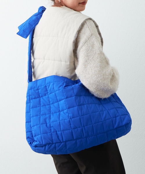 CIAOPANIC TYPY（チャオパニックティピー）の「□ナイロンキルティングBIGタスキショルダー（ショルダーバッグ・メンズ・ホワイト/ブラック/ブルー・ONE SIZE）」の5枚目の写真