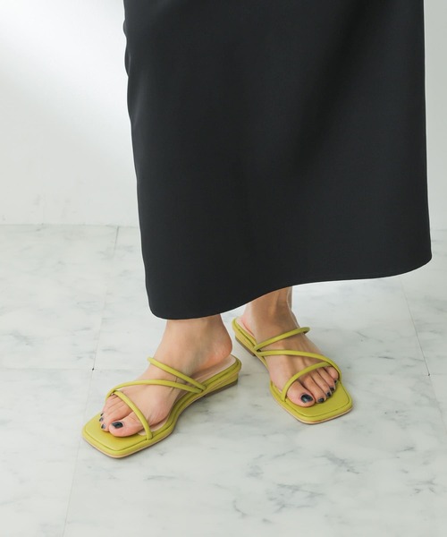 セール】コードアシメサンダル(サンダル)|SENSE OF PLACE by URBAN セール】コードアシメサンダル(サンダル)|SENSE OF PLACE by URBAN