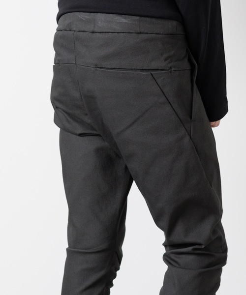 ATTACHMENT ラバーストレッチツイル スリーディメンショナルパンツ L ATTACHMENT パンツ ラバーストレッチツイル スリーディメン