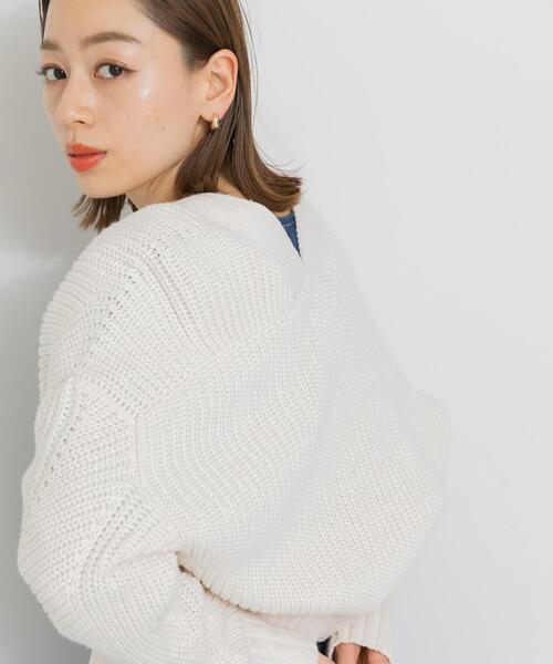URBAN RESEARCH Sonny Label(アーバンリサーチサニーレーベル)の「ニットボレロカーディガン(カーディガン/ボレロ・レディース・ライトグレー/ラベンダー/オフホワイト・FREE)」の5枚目の写真