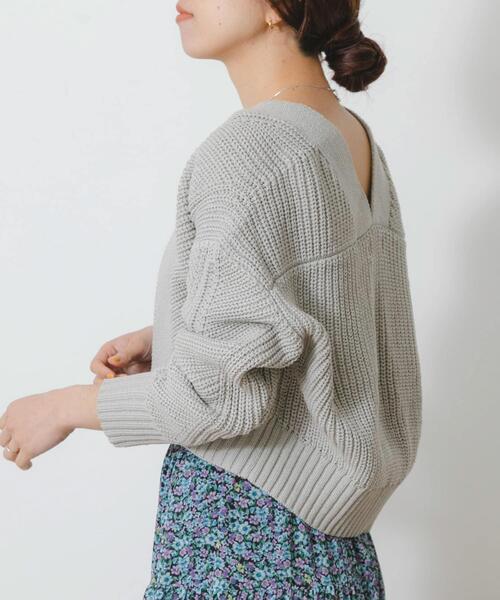URBAN RESEARCH Sonny Label(アーバンリサーチサニーレーベル)の「ニットボレロカーディガン(カーディガン/ボレロ・レディース・ライトグレー/ラベンダー/オフホワイト・FREE)」の14枚目の写真