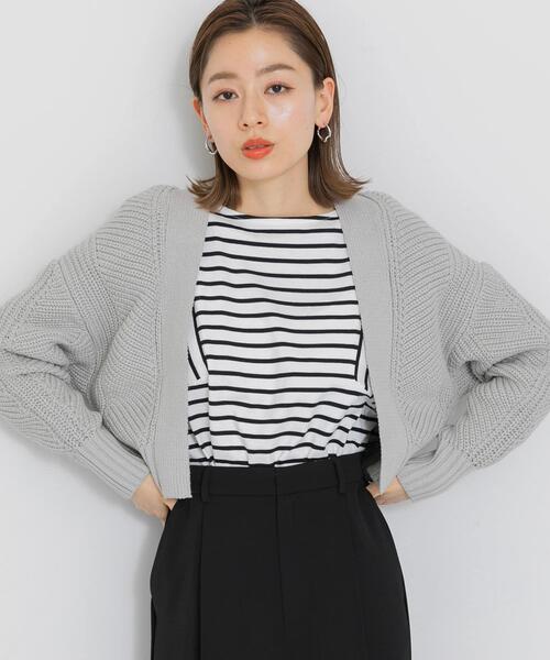 URBAN RESEARCH Sonny Label(アーバンリサーチサニーレーベル)の「ニットボレロカーディガン(カーディガン/ボレロ・レディース・ライトグレー/ラベンダー/オフホワイト・FREE)」の16枚目の写真