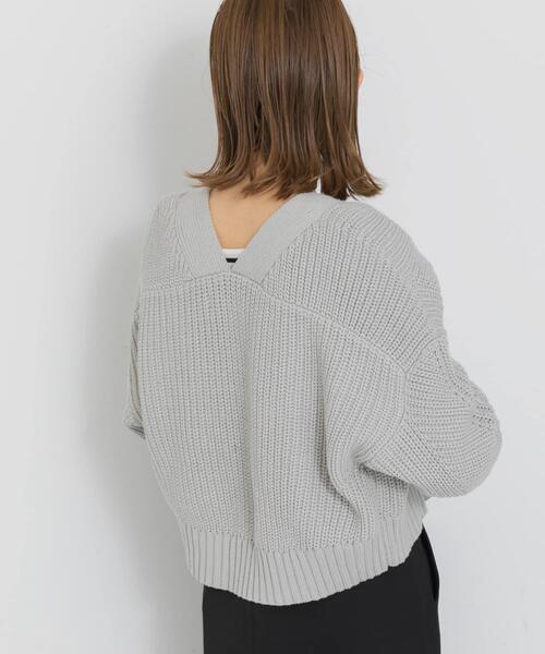 URBAN RESEARCH Sonny Label(アーバンリサーチサニーレーベル)の「ニットボレロカーディガン(カーディガン/ボレロ・レディース・ライトグレー/ラベンダー/オフホワイト・FREE)」の17枚目の写真