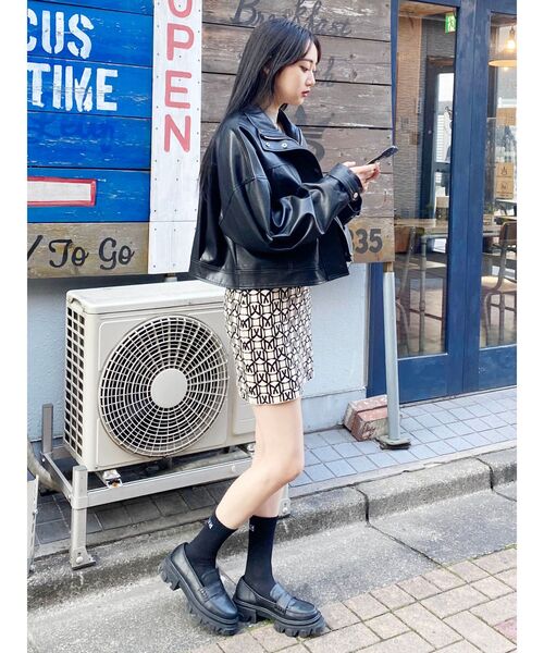 MURUA（ムルーア）の「MURUAロゴソックス（ソックス/靴下・レディース・グリーン/ホワイト/ブラック/オレンジ・FREE）」の8枚目の写真