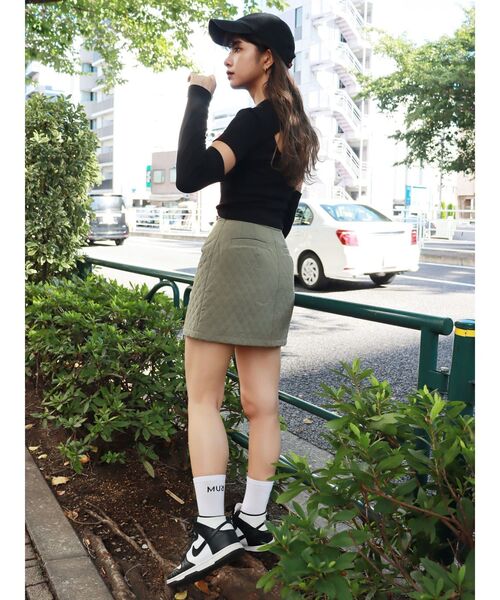 MURUA（ムルーア）の「MURUAロゴソックス（ソックス/靴下・レディース・グリーン/ホワイト/ブラック/オレンジ・FREE）」の12枚目の写真