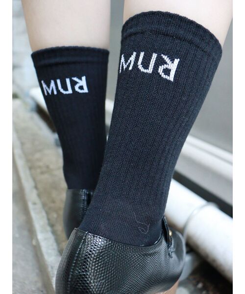 MURUA（ムルーア）の「MURUAロゴソックス（ソックス/靴下・レディース・グリーン/ホワイト/ブラック/オレンジ・FREE）」の14枚目の写真