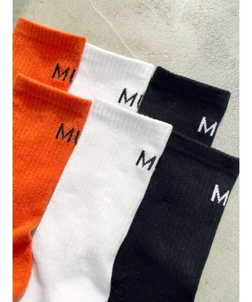 MURUA（ムルーア）の「MURUAロゴソックス（ソックス/靴下・レディース・グリーン/ホワイト/ブラック/オレンジ・FREE）」の18枚目の写真