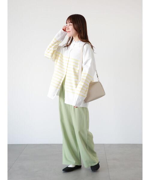 ehka sopo（エヘカソポ）の「パイピングストラップシューズ（ドレスシューズ・レディース・カーキ/ブラック/キナリ・MEDIUM/LARGE）」の8枚目の写真