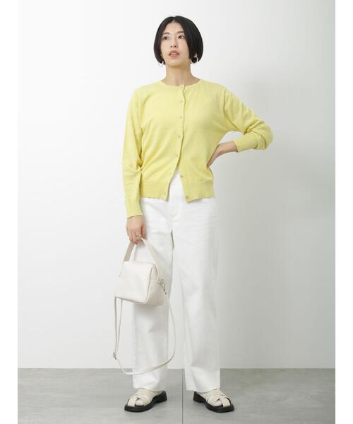 Lugnoncure(ルノンキュール)の「キューブ型バッグ(ハンドバッグ・レディース・イエロー/オフホワイト/ブラック・フリ-)」の11枚目の写真