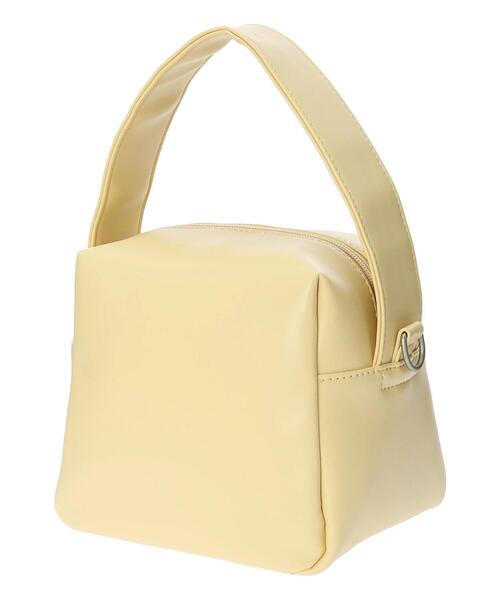 Lugnoncure(ルノンキュール)の「キューブ型バッグ(ハンドバッグ・レディース・イエロー/オフホワイト/ブラック・フリ-)」の16枚目の写真