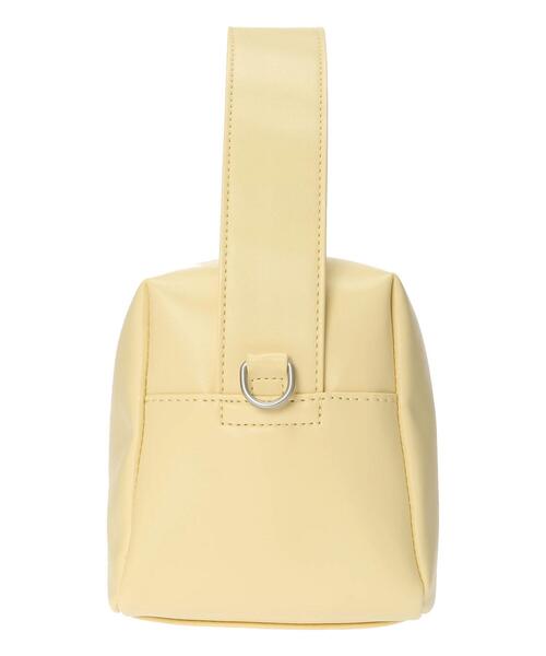 Lugnoncure(ルノンキュール)の「キューブ型バッグ(ハンドバッグ・レディース・イエロー/オフホワイト/ブラック・フリ-)」の17枚目の写真