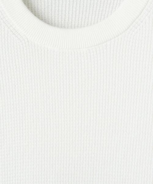 BEAUTY&YOUTH UNITED ARROWS(ビューティーアンドユースユナイテッドアローズ)の「【WEB限定 WARDROBE SMART】デオドラント ピケ ニット Tシャツ【抗菌・防臭】(ニット/セーター・メンズ・ホワイト/ブラック/グレー・S/M/L/XL)」の11枚目の写真