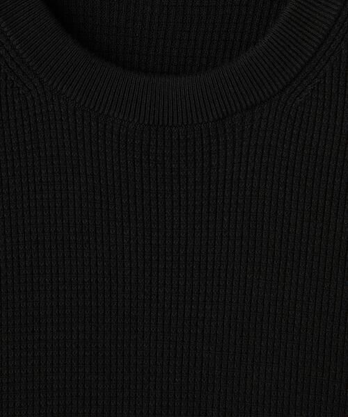 BEAUTY&YOUTH UNITED ARROWS(ビューティーアンドユースユナイテッドアローズ)の「【WEB限定 WARDROBE SMART】デオドラント ピケ ニット Tシャツ【抗菌・防臭】(ニット/セーター・メンズ・ホワイト/ブラック/グレー・S/M/L/XL)」の15枚目の写真
