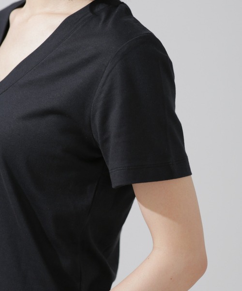 Anti Soaked(R)  汗染み防止 VネックTシャツ