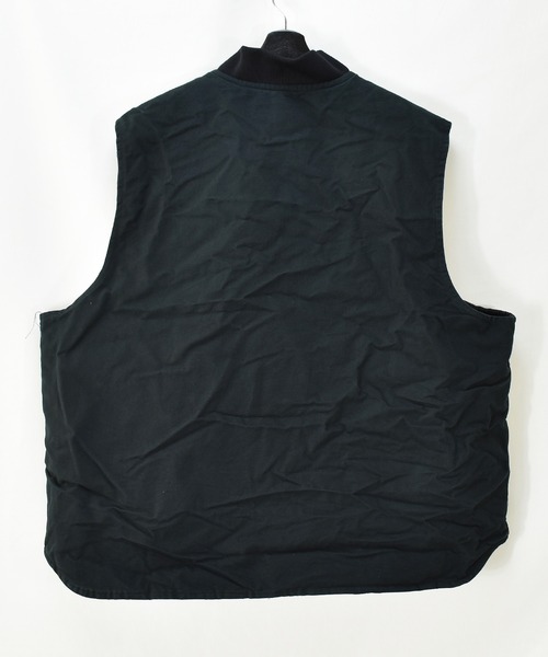 Carhartt（カーハート）の「【ヴィンテージ古着】Carhartt / カーハート ダックベスト キルティングライナー USA製（ベスト・メンズ・ブラック・XXXX-LARGE）」の4枚目の写真