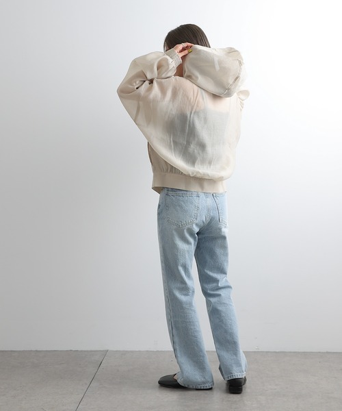 COLONY 2139（コロニートゥーワンスリーナイン）の「WEB・一部店舗限定 / シアーエステルボイルフード付マウンテンパーカー（シャツ/ブラウス・レディース・ブラック/アイボリー/グレイッシュベージュ・FREE）」の17枚目の写真