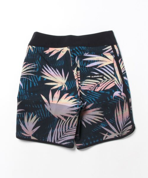 HIGHLITE SCALLOP YTH/クイックキッズシルバーサーフトランクス・ボードショーツ(水着)