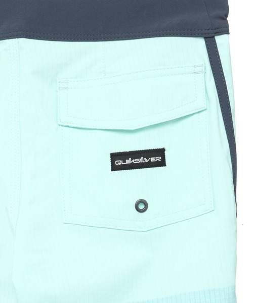 HIGHLITE SCALLOP YTH/クイックキッズシルバーサーフトランクス・ボードショーツ(水着)