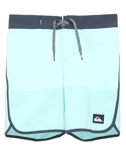 HIGHLITE SCALLOP YTH/クイックキッズシルバーサーフトランクス・ボードショーツ(水着)