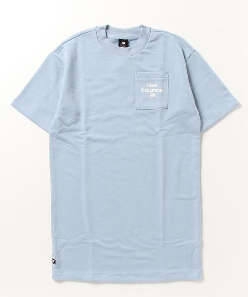 NEW BALANCE(ニューバランス)の「ニューバランス New Balance グラフィック ドレス(Tシャツ/カットソー・レディース・ブルー/ブラック・L/M/XL/S)」の1枚目の写真