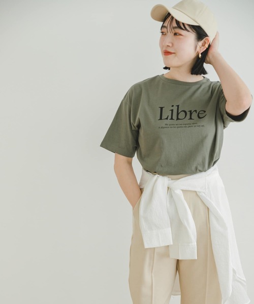 ITEMS URBANRESEARCH(アイテムズ アーバンリサーチ)の「ロゴハンソデTシャツ(Tシャツ/カットソー・レディース・ホワイト/チャコールグレー/カーキ・FREE)」の3枚目の写真