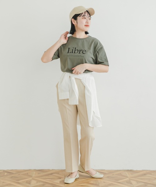 ITEMS URBANRESEARCH(アイテムズ アーバンリサーチ)の「ロゴハンソデTシャツ(Tシャツ/カットソー・レディース・ホワイト/チャコールグレー/カーキ・FREE)」の8枚目の写真