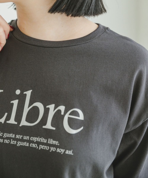 ITEMS URBANRESEARCH(アイテムズ アーバンリサーチ)の「ロゴハンソデTシャツ(Tシャツ/カットソー・レディース・ホワイト/チャコールグレー/カーキ・FREE)」の12枚目の写真