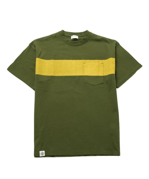 GLAZOS（グラソス）の「ラインボーダー半袖Tシャツ（Tシャツ/カットソー・キッズ・カーキ/グレー/ホワイト・150cm/160cm/140cm/170cm）」の5枚目の写真