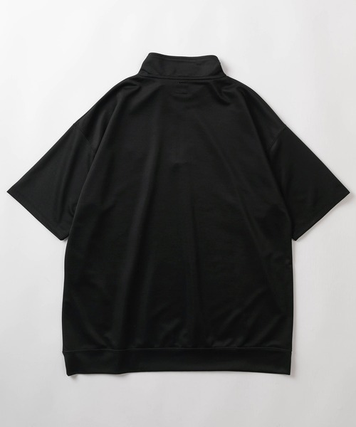 make a ray!（メイク ア レイ！）の「【別注】ハートロゴ＆ヒゲ サガラ刺繍 ワンポイントロゴ  ハーフジップ 半袖Tシャツ/レトロ（Tシャツ/カットソー・レディース・ホワイト/ブラック/ダークグリーン/オフホワイト・M/L）」の14枚目の写真