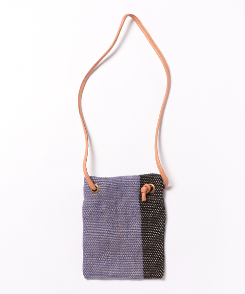 BICASH（ビカーシ）の「【BICASH/ビカーシ】ジュートバッグ/#JLB-439（ショルダーバッグ・レディース・オレンジ/ブルー・FREE）」の2枚目の写真