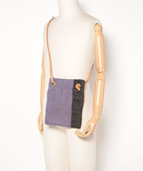 BICASH（ビカーシ）の「【BICASH/ビカーシ】ジュートバッグ/#JLB-439（ショルダーバッグ・レディース・オレンジ/ブルー・FREE）」の6枚目の写真