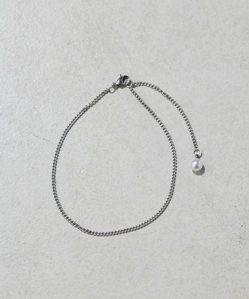 ear PAPILLONNER(イアパピヨネ)の「《WEB限定金属アレルギー対応》ステンレスパールピンネックレス(ネックレス・レディース・ゴールド/シルバー・FREE)」の17枚目の写真