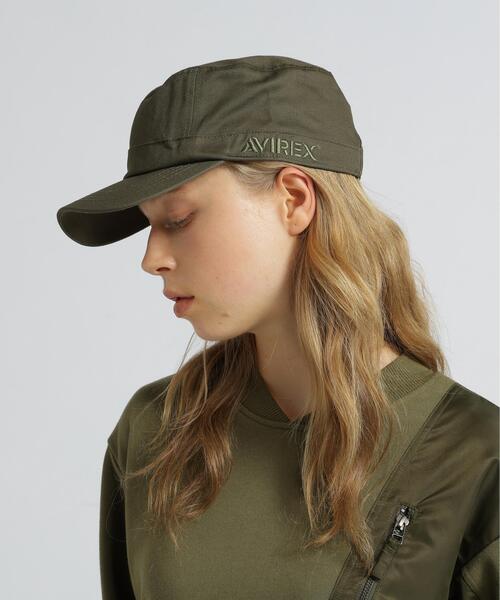 AVIREX(アヴィレックス)の「WORK CAP / ワークキャップ / AVIREX / アヴィレックス(キャップ・メンズ・ブラック/オリーブ系・F)」の1枚目の写真