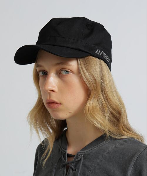 AVIREX(アヴィレックス)の「WORK CAP / ワークキャップ / AVIREX / アヴィレックス(キャップ・メンズ・ブラック/オリーブ系・F)」の2枚目の写真