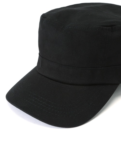 AVIREX（アヴィレックス）の「WORK CAP / ワークキャップ / AVIREX / アヴィレックス（キャップ・メンズ・ブラック/オリーブ系・F）」の4枚目の写真