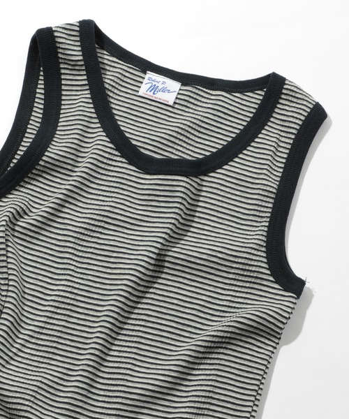 MILLER（ミラー）の「【Robert P. Miller】808C パネルリブタンクトップ（タンクトップ・レディース・その他2/その他1/その他4/その他6/その他3/その他5/グレー/ネイビー/ホワイト/ブラック/その他7/その他9/その他8・FREE）」の9枚目の写真