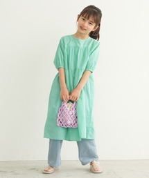 coca（coca） | キッズ　ラグランスリーブティアードワンピース(ワンピース)