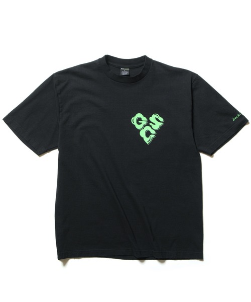 Back Channel(バックチャンネル)の「Prillmal STRAINS T(Tシャツ/カットソー・メンズ・オレンジ/グリーン/ピンク・MEDIUM/LARGE/X-LARGE/XX-LARGE)」の2枚目の写真