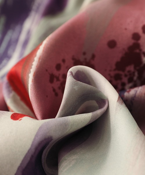 osharewalker（オシャレウォーカー）の「【廃盤】『アートプリント柄フレアスカート』（スカート・レディース・グリーン/レッド・FREE）」の11枚目の写真