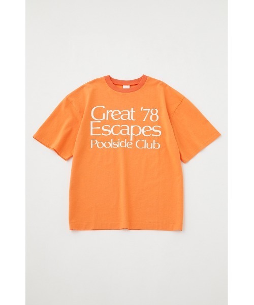 MOUSSY（マウジー）の「POOLSIDE CLUB Tシャツ（Tシャツ/カットソー・レディース・ライトブラック/オレンジ/ホワイト・FREE）」の17枚目の写真