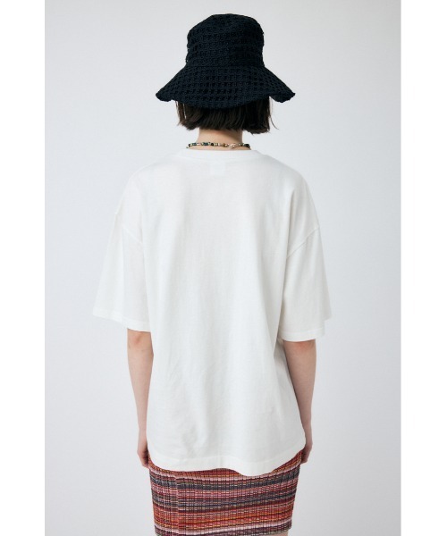 MOUSSY（マウジー）の「POOLSIDE CLUB Tシャツ（Tシャツ/カットソー・レディース・ライトブラック/オレンジ/ホワイト・FREE）」の15枚目の写真