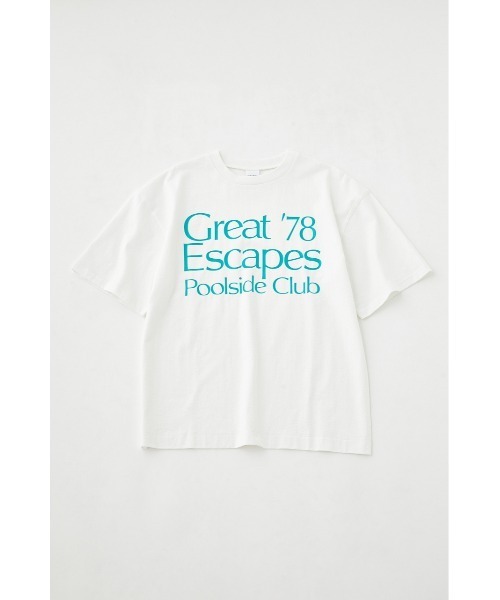 MOUSSY（マウジー）の「POOLSIDE CLUB Tシャツ（Tシャツ/カットソー・レディース・ライトブラック/オレンジ/ホワイト・FREE）」の18枚目の写真